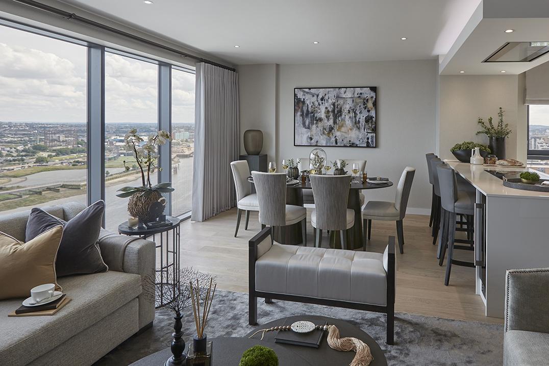 Sophie Paterson作品，City Penthouse，远离城市的低调奢华