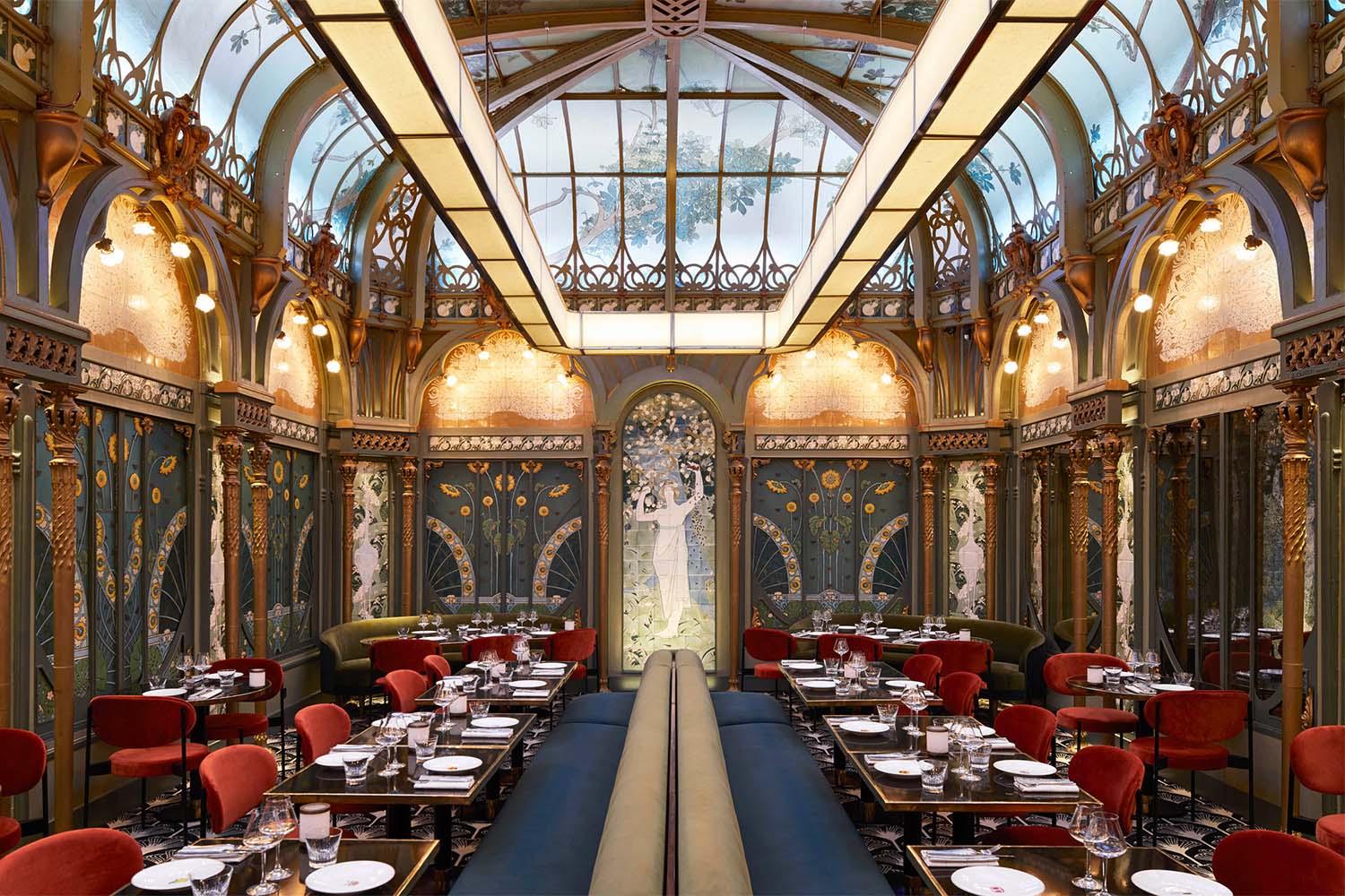 巴黎Beefbar Paris西餐厅，新艺术风格的奢华体验